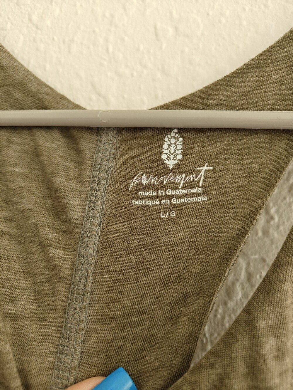 Free People Movement Green Racerback Women's Tank Top Size Large - Picture 2 of 5